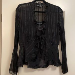 Dialogue.  Size S. Sheer Topper With Camisole.